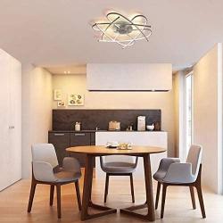 Garwarm 5 Lights Sputnik Chandelier Lighting,Modern Semi Flush Mount Ceiling Light, 44W Matte Grey Industrial Dimmable Metal Ceiling Lamp Fixture for Dining Room Living Room Bedroom Kitchen Island