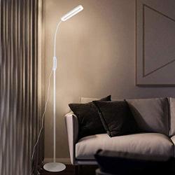 Touch Control Floor Lamp LED Standing Floor Light with Remote Control Eye Protection Reading and Process Light for Living Room