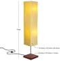 Brightech - Tranquility LED Floor Lamp for Living Rooms & Bedrooms – Mid Century Modern Minimalist, Ambient Light – Perfect for Beside The Bed or Office, Corner Lamp - Havana Brown