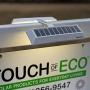 Touch Of ECO LITEAGENT PRO - Solar Dual Sided LED Post Light for Real Estate Signs, Business, Yard Sign Lighting - Includes Adjustable Sign Mounting Bracket