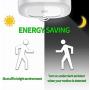 Motion Sensor LED Ceiling Light Battery Operated, WhitePoplar Wireless Motion Sensing Activated LED Light 300LM White Indoor for Closet Cabinet Stairs Kitchen Laundry Bedroom Basement Garage Hallway