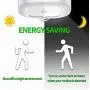 Motion Sensor LED Ceiling Light Battery Operated, WhitePoplar Wireless Motion Sensing Activated LED Light 300LM White Indoor for Closet Cabinet Stairs Kitchen Laundry Bedroom Basement Garage Hallway