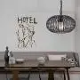 YLONG-ZS Round Pendant Light Hanging Lantern Lighting Fixture for Kitchen and Dining Room, Industrial Retro Iron Chandelier Fixture,E26 Base, Black (Bulbs Not Included)