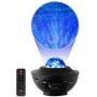 Yiliaw Star Projector Night Light Ocean Wave Projector with Bluetooth Music Speaker Timing Function,10 Lighting Modes and Adjustable Brightness Suitable for Home Theater/Kids Adults Room Decoration