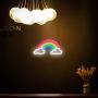 Neon Rainbow Light, Festival LED Wall Decor Light Art Neon Light Sign for Home Decoration,Bedroom, Lounge, Office, Wedding, Christmas, Valentine’s Day Party Powered by USB