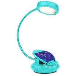 Vekkia Cute Rechargeable 4 LED 3000K Eye-Care Book Light, Clip on Reading Lights for Reading in Bed, 3 Levels, 1.8oz Super Light Weight, Up to 40 Hours Reading. Perfect Gift for Bookworms & Kid