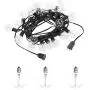 LED Globe G40 Outdoor String Lights, Tomshine 40Ft Patio Lights with 25+3 Glass Bulbs(1w, 2700k), Commercial Hanging Lights for Backyard Bistro Pergola Party Decor LED Globe G40 Outdoor String Lights, Tomshine 40Ft Patio Lights with 25+3 Glass Bulbs(1w, 2700k), Commercial Hanging Lights for Backyard Bistro Pergola Party Decor