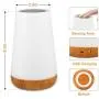 Table Lamp Touch Night Light - Portable Sensor Remote Control Bedside Lamps with Quick Rechargeable USB Dimmable Warm White Light 13 Colors RGB Table Lamp for Bedroom Living Room Office (White)
