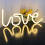 Love Neon Signs for Wall Decor,USB or Battery LED Signs,Neon Lights for Bedroom,Decorative LED Lights for Room, Neon Light Sign for Bar,Christmas,Party,Girls Living Room (Warm White)