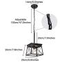 HMVPL Farmhouse Hanging Light, Industrial Pendant Lighting Fixtures Swag Chandeliers Ceiling Lamp for Kitchen Island Dining Room Bedroom Foyer Hallway Front Door
