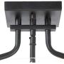 LOG BARN Semi Flush Mount Ceiling Light 15.5'' Wide Farmhouse Ceiling Fixture with Seeded Glass in Matte Black Wooden Finish for Entryway, Dining Room, 2-Light LOG BARN Semi Flush Mount Ceiling Light 15.5'' Wide Farmhouse Ceiling Fixture with Seeded Glass in Matte Black Wooden Finish for Entryway, Dining Room, 2-Light