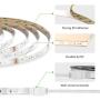 LE LED Strip Lights, 32.8ft WiFi Smart Waterproof Color Changing LED Strips, SMD 5050 LED Rope Light, App&Remote Controlled, Tape Light for Bedroom, Home and Kitchen