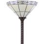 JONATHAN Y JYL8005A Moore Style 68.57'' Torchiere LED Floor Lamp, Tiffany, Traditional for Bedroom, Living Room, Bronze
