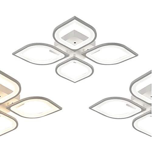 Modern Ceiling Light Acrylic Chandelier LED Ceiling Lamp Flower Shape for Living Room Dining Room Bedroom 85-265V (48W - Adjustable)