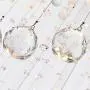 Modern Contemporary Chandelier Rain Drop Helix Fixture Lighting with Crystal Balls for High Foyer Hallway/Living Room … (Diameter 15 Height 40 (inch) (6 Lights)