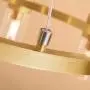 Modern Chandeliers,Clear Glass Shades Pendant Hanging Lighting,32 Lights,Adjustable Full Copper Ceiling Light Fixture Lamp for Dining Room Bathroom Bedroom Livingroom,G9