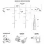 DecoBrite Incandescent Icicle Lights 13 ft 300 ct Multicolor - White Wire, Indoor/Outdoor Christmas Lights