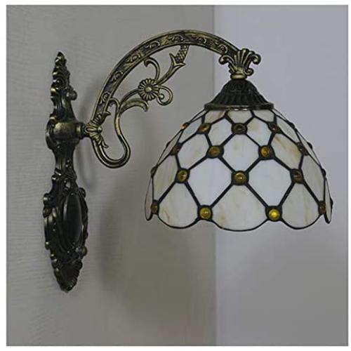 Wall Lamps, Tiffany Style Wall Lights, Retro Creative Bedroom Living Room Dining Room Study Staircase Hallway Aisle Decorative Lighting,D