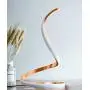 Spiral LED Table Lamp, Modern 3 Colors Dimmable Desk Lamp with Minimalist Lighting Design & Touch Controller, Creative Stylish Smart Lamp for Bedroom, Office, Home (Gold)