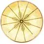 YEELED Light 42 Inch Invisible Reversible Ceiling Fans with 3 Changing Light Color Retractable Ceiling Fan Chandelier with Remote Control for Indoor Living Room Bedroom Dining Room Ceiling Light Kits with Fans (42 Inch, Gold-01)