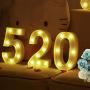 CJWPOWER Room Decor, LED Letter Signs, Cute Home Decor, Light Up Letter Signs for Wall, Bedroom, Party Decorations, Wedding, Birthday. Night Light and More (0)