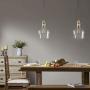 Hampton Hill Auburn Gold Modern Chandeliers Pendant Hanging Lamp Ceiling, Dining Room Lighting Fixtures, 8''x8''