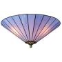 SUSUO Minimalist Blue Stained Glass Flush Mount Ceiling Fixture Art Deco Ceiling Light for Bedroom Dining Room Hallway Kitchen SUSUO Minimalist Blue Stained Glass Flush Mount Ceiling Fixture Art Deco Ceiling Light for Bedroom Dining Room Hallway Kitchen