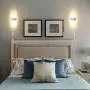 KOMINT Wall Sconce Plug in, Dimmable Wall Sconces 15W 3000K Warm White Wall Sconce Lighting with 6FT Plug in Cord and a Dimmable On/Off Switch on The Cord KOMINT Wall Sconce Plug in, Dimmable Wall Sconces 15W 3000K Warm White Wall Sconce Lighting with 6FT Plug in Cord and a Dimmable On/Off Switch on The Cord