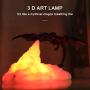 Verdelife LED Lamp, 3D Printed LED Fire Dragon Night Light, for Bedroom Kids Room Bedroom Camping Hiking-USB Rechargeable