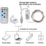 USB Fairy String Lights with Remote and Power Adapter, 66 Feet 200 Led Firefly Lights for Bedroom Wall Ceiling Christmas Tree Wreath Craft Wedding Party Decoration, Warm White