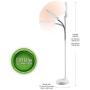 OttLite 13 Watt WingShade Floor Lamp - Living Room, Office, Bedroom Home Decor