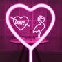 Byncceh Pink Cupid Heart-Shaped neon Lights-neon Lights with Love Detachable Base, USB or Battery Operation, Love in The Heart neon Lights, Wedding Christmas Room Decoration, Valentines Day Gifts Byncceh Pink Cupid Heart-Shaped neon Lights-neon Lights with Love Detachable Base, USB or Battery Operation, Love in The Heart neon Lights, Wedding Christmas Room Decoration, Valentines Day Gifts