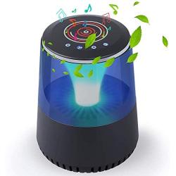 HEPA Air Purifier for Small Room with True HEPA Filter, Sleep Mode, Night Light, Bluetooth Speaker