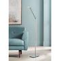 Bentley Modern Task Floor Lamp LED Silver Aluminum Adjustable Touch On Off for Living Room Reading Bedroom Office - Possini Euro Design