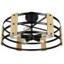 Farmhouse Ceiling Light 5-Light Rustic Wood Chandelier for Dinning Room Kitchen Island Living Room Bedroom