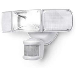 Home Zone Security Motion Sensor Light - Ultra Bright 3 Head Outdoor Weatherproof LED Flood Light