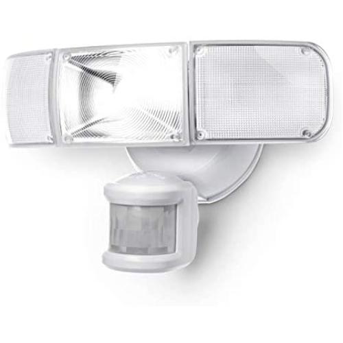 Home Zone Security Motion Sensor Light - Ultra Bright 3 Head Outdoor Weatherproof LED Flood Light