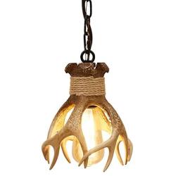 Mini Antler Pendant Light for Kitchen Island Dining Room Sink Bathroom Restaurant 1 Light Small Hanging Antler Ceiling Light Fixture