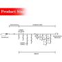 AWQ 400LED 32Ft Icicle Lights Curtain Fairy Light Icicle Christmas Outdoor Dripping Lights 8 Modes for Christmas Thanksgiving Wedding Party Home Garden Bedroom Indoor Outdoor Decor (Warm White)