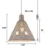YLONG-ZS White Swag Lamp Rustic Pendant Light Plug in Hanging Light, Indoor Ceiling Light for Kitchen Living Room, Bedroom, Dinning Hall, 16FT Adjustable Cord with On/Off Switch【2PACK】