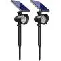 InnoGear 3rd Version 6 LED Solar Lights Outdoor 2-in-1 Solar Spotlights Adjustable Wall Light Landscape Light Security Lighting Auto On/Off for Yard Garden Driveway Porch Walkway Pool Patio, Pack of 2 InnoGear 3rd Version 6 LED Solar Lights Outdoor 2-in-1 Solar Spotlights Adjustable Wall Light Landscape Light Security Lighting Auto On/Off for Yard Garden Driveway Porch Walkway Pool Patio, Pack of 2