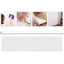 QIHANG Self Adhesive Waterproof Brick PE Wallpapers 3D Wall Sticker Living Room Wallpaper Mural Bedroom TV Background Decorative Stickers (Light Blue)