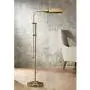 Cal Lighting BO-117FL-AB Floor Lamp Pharmacy Collection with Adjust Pole , 62 inches, Antique Brass Finish