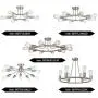 BONLICHT 8-Light Sputnik Chandelier Brushed Nickel Semi Flush Mount Ceiling Light Industrial Vintage Light Fixtures for Kitchen Living Room Dining Room Bed Room Hallway BONLICHT 8-Light Sputnik Chandelier Brushed Nickel Semi Flush Mount Ceiling Light Industrial Vintage Light Fixtures for Kitchen Living Room Dining Room Bed Room Hallway