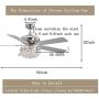 Tropwellhouse 52Inch Crystal Chrome Ceiling Fan with Light Gorgeous Crystal Fixture 3 Lights 5 Premium Wood Blade Led Chandelier Decoration Home/Living Room with Remote