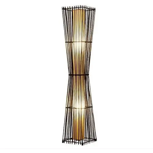 Hmvlw Japanese-Style Floor Lamp Tatami Zen Living Room Bedroom Floor Lamp Lamp Chinese Bamboo Art Antique Decorative Floor Lamp