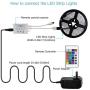 Led Strip Lights 16.4 Feet Led Lights for Bedroom Party and Home Decoration