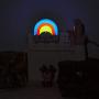 2 Pieces Rainbow Kids LED Night Lights Plug-in Rainbow Night Lights Dusk to Dawn Sensor Nursery Nightlight 0.2 Watt for Children Girls Boys Toddler Bedroom Decoration