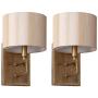 Safavieh Lighting Collection Catena Antique Gold 9.5-inch Wall Sconce (Set of 2)