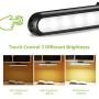Wall Reading Light Stick on Bunk Bed Lamp Dimmable Touch Lights Magnetic Mounted Under Cabinet Lighting Rechargeable Battery Operated Wireless LED Closet Kitchen Portable Bar for Vanity Makeup Mirror